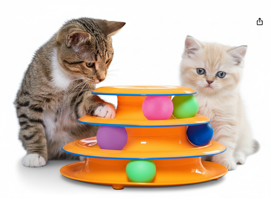 Everlo™ Interactive 3-Tier Cat Track Toy