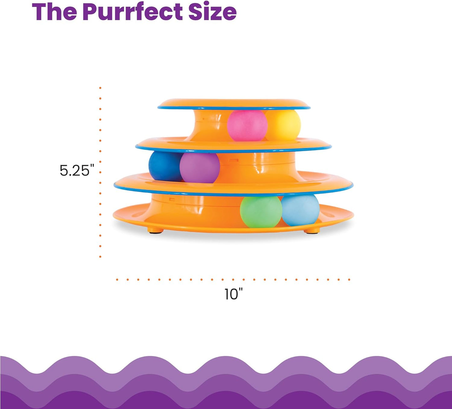 Everlo™ Interactive 3-Tier Cat Track Toy