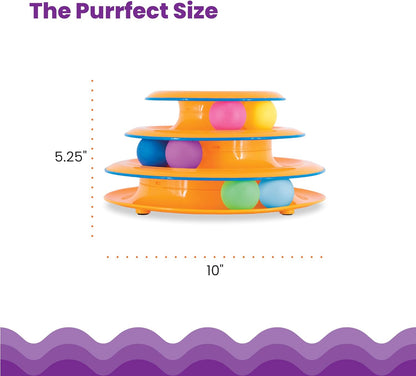 Everlo™ Interactive 3-Tier Cat Track Toy